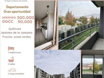 Apartamento en arriendo en Quilicura - Estacionamiento