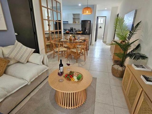 Depto amplio 84m² | Barra de granito · Balcón · 10 min de la playa | Infonavit OK
