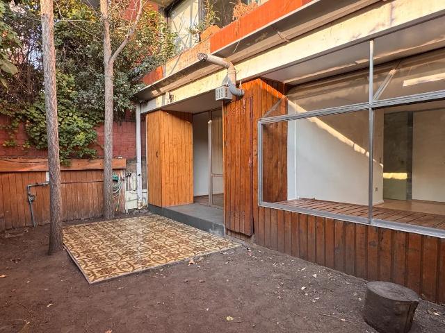 Depto con patio en las condes