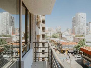 Depto de 2D a pasos del Metro 1699 | Dormitorios por 2115.00 en Santiago