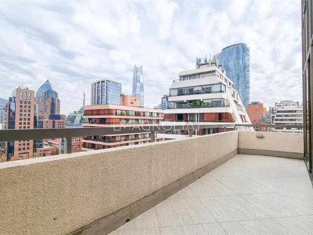 Depto. en arriendo de 1 dorm. en barrio el golf/las condes