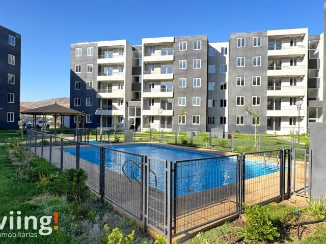 Depto En Condominio Y Piscina En Valle Lo Campino