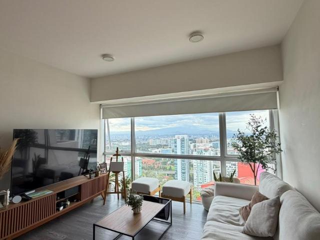Depto. en renta en La Cit?, Santa Fe ? 1 rec ? Gym ? Roof Garden ? Pet Friendly ? Mant. incluido