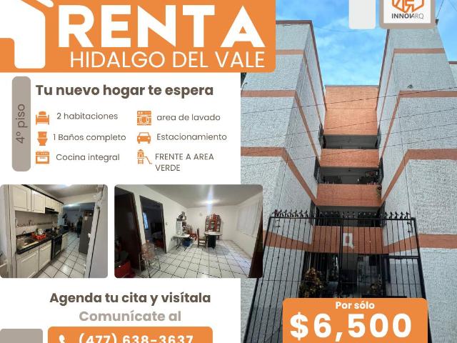 DEPA EN RENTA EN HIDALGO DEL VALLE
