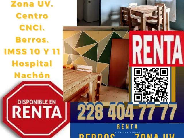 Depas céntricos con servicios incluidos y amueblados, Zona UV, IMSS 10 y 11, Hospital Civil, UDAL