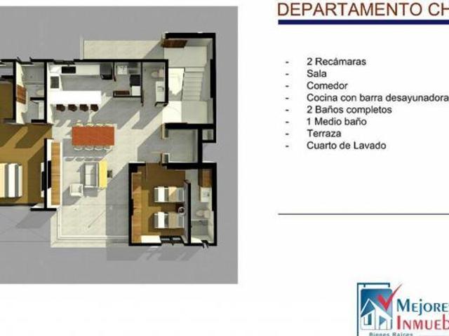 Departameno en Venta Torre THEA Villas del Campestre León, Gto
