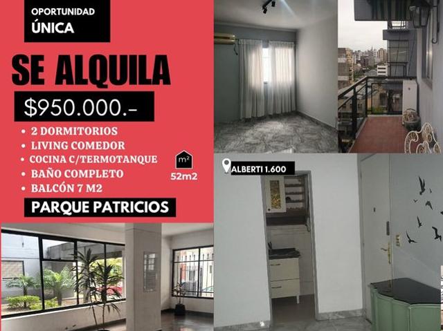 Departamento 3.Amb, $950.000. Alberti 1600,C/BALCÓN, LiSTO PARA HABITAR