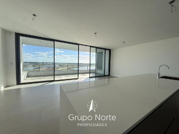 Departamento 3 ambientes en alquiler con vista al lago central en Oceana Nordelta