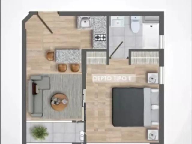 Departamento 1 dormitorio collao 430
