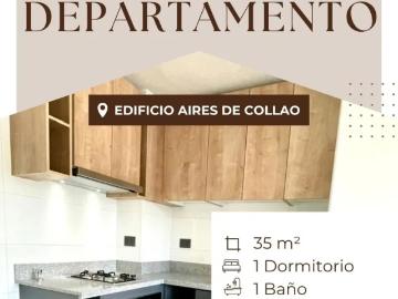 Departamento 1 dormitorio, collao concepción