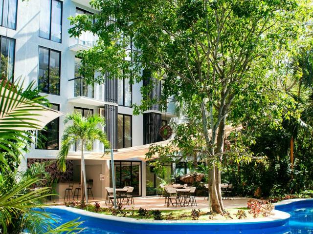 Departamento 1 recamara en venta, 71 m2, amenidades, residencial, jacuzzi, credito bancario