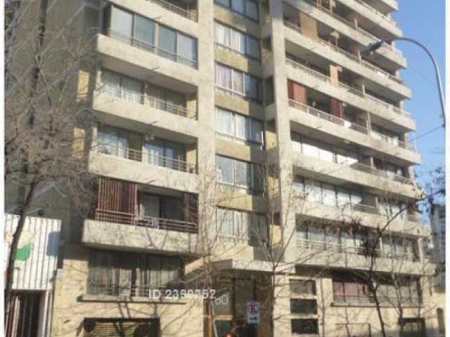 Departamento 1D1B en arriendo en Marin, metro Bustamante, Santiago, semi amoblado