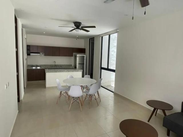 Departamento 1R Amueblado en Renta en Solenia, Temozón, En Planta Baja