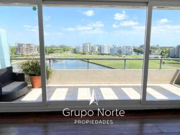 Departamento 2 dormitorios dependencia en alquiler con vista al r?o en Espig?n 12, Nordelta