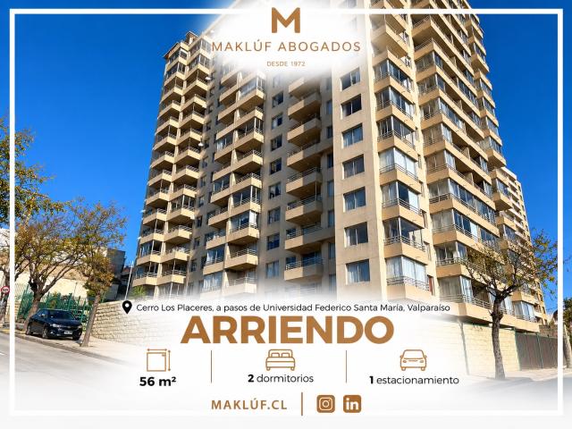 Departamento 2 dormitorios en arriendo, cercano a U. Federico Santa María, Valparaíso