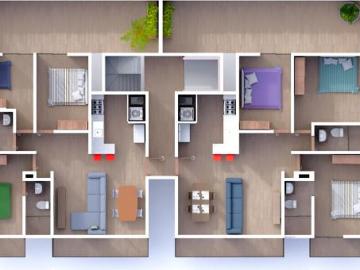 DEPARTAMENTO 2 PLANTAS, 4 RECÁMARAS, 3 BAÑOS, ROOF PRIVADO, COL. ANAHUAC, MIGUEL HIDALGO, CDMX