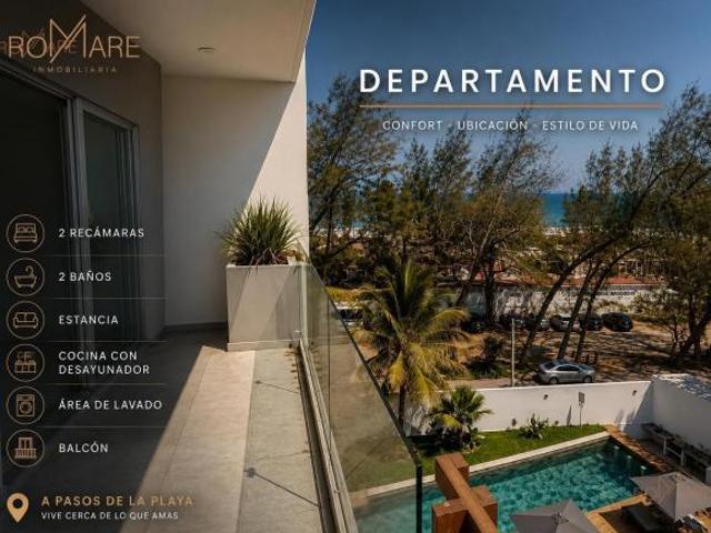 Departamento 2 recámaras | Mocambo, Boca del Río | Playa