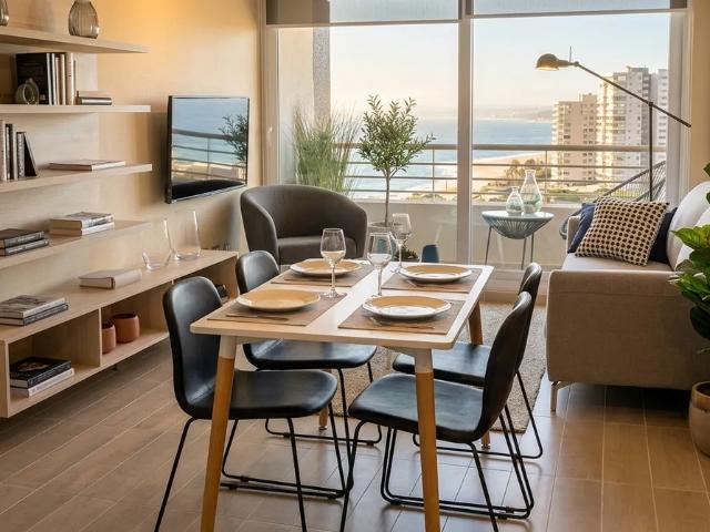 Departamento 2d 1b con piscina y terraza en viña del mar
