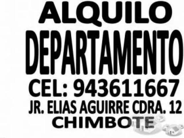 DEPARTAMENTO 60M2 EN ALQUILER S/.900, CHIMBOTE