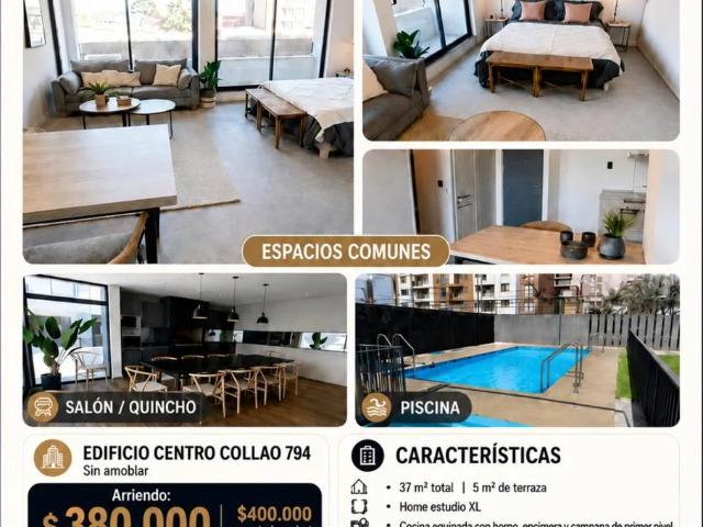 Departamento con excelente ubicación en concepción