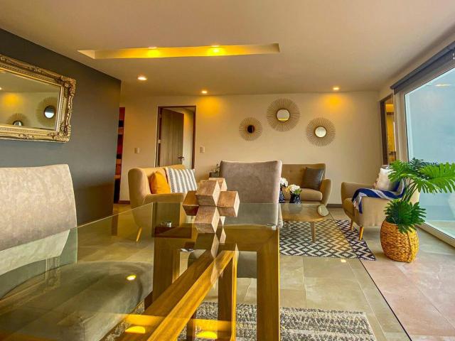 Departamento con jard?n, alberca, terraza, pet friendly en venta Quer?taro