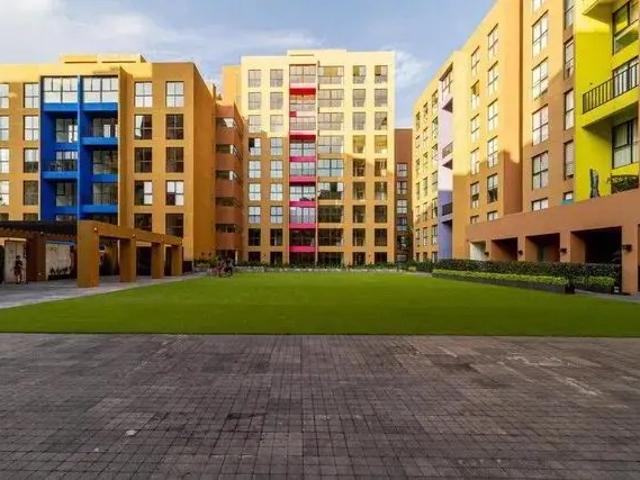 Departamento con jardin mozaiko lindavista