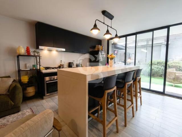 Departamento con patio privado en pleno Barrio Italia | 1 dormitorios por 5200.00 en Ñuñoa