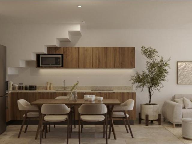 DEPARTAMENTO CON ROOF EN VENTA PIONERA, CONKAL MERIDA