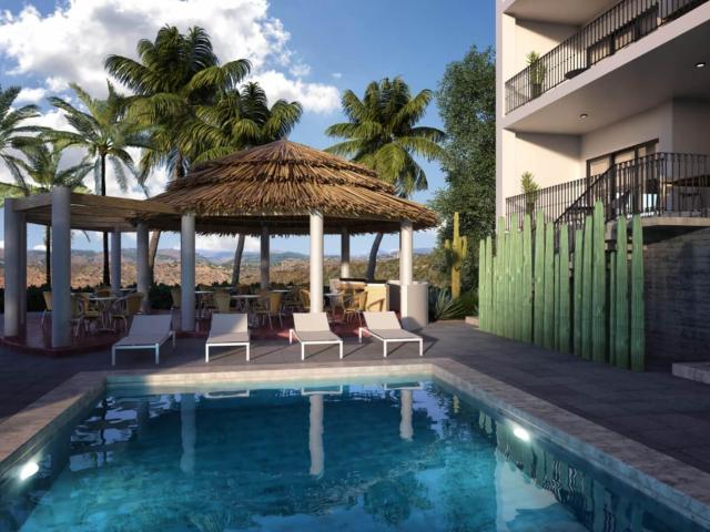 Departamento con vista al mar, alberca, cerca de Playa Arrocito, en venta Huatulco
