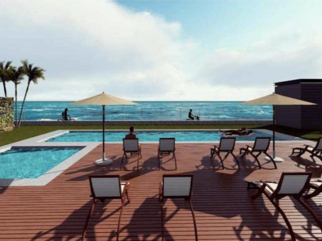 Departamento con vista al mar, alberca y jacuzzi, en Zona Hotelera Sur