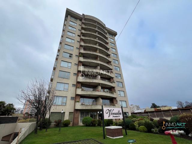 Departamento con vista despejada en el piso 12 del Edificio Versalles, Temuco