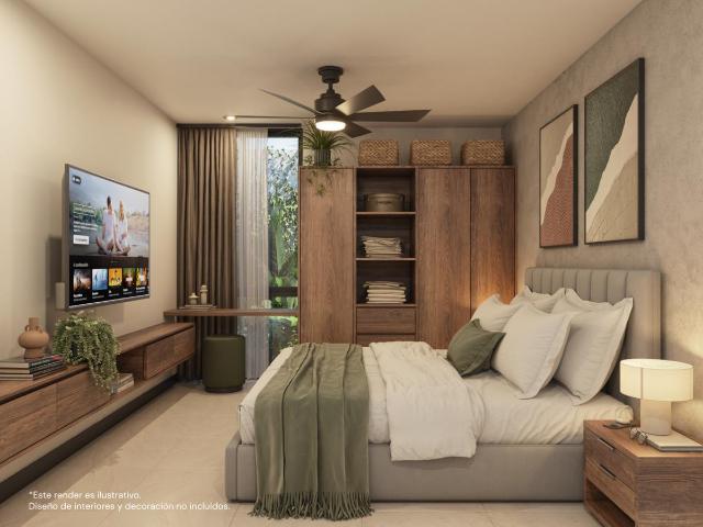 Departamento con 2 rec?maras en Temoz?n Norte