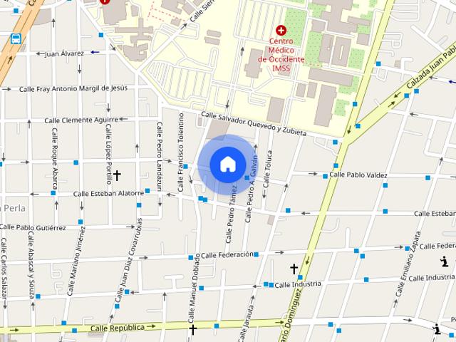 Departamento cerca de Centro medico de occidente