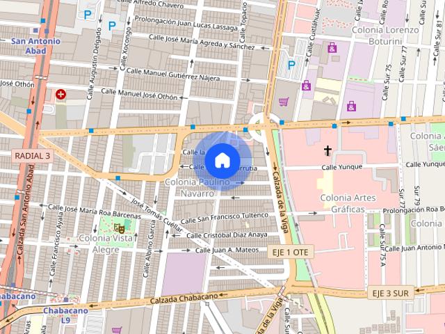Departamento cerca del metro chabacano
