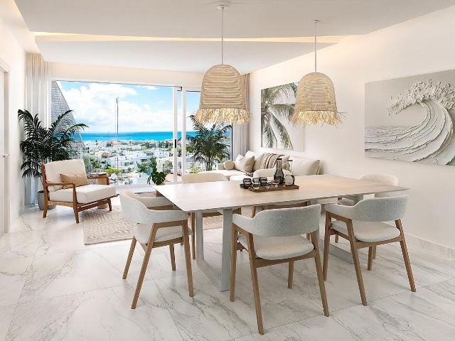 Departamento 1 habitaci?n en venta en playa del carma minutos del mar con rooftop con vista al mar