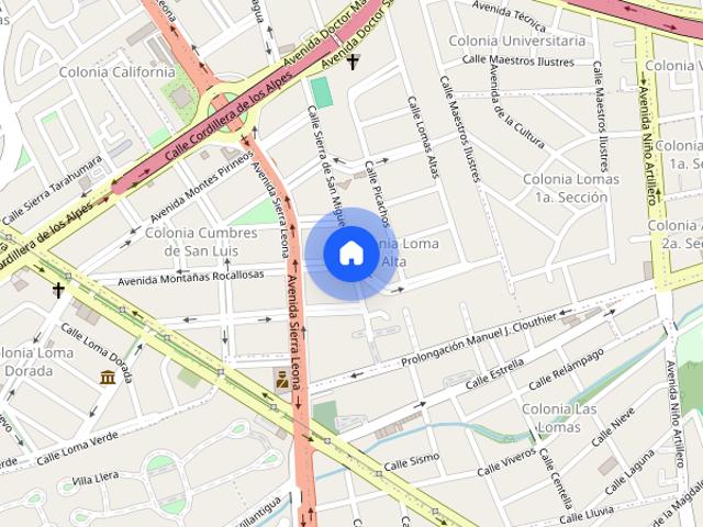 Departamento Amueblado Cumbres San Luis Potosí, SLP