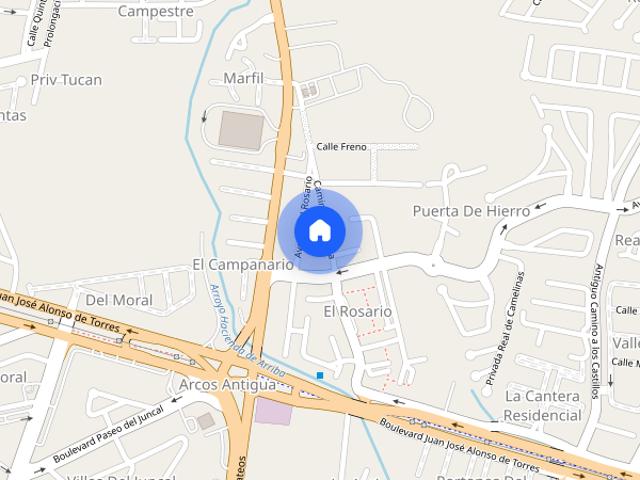 Departamento amueblado con 2 recámaras en renta en El Rosario