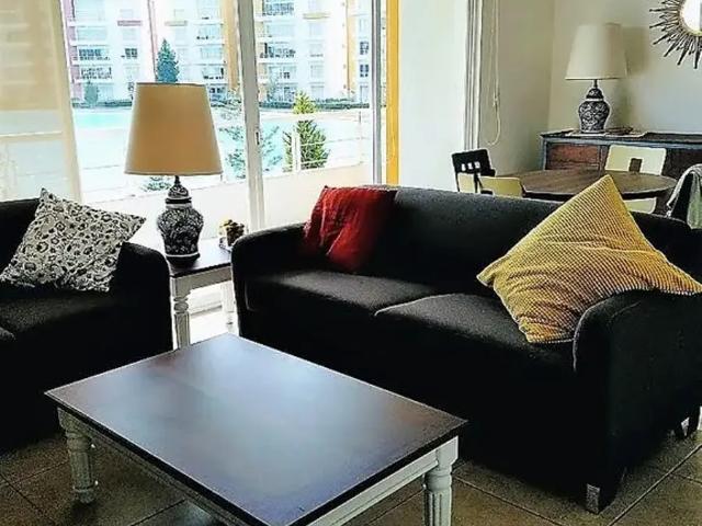 Departamento Amueblado con vista a laguna azul y terraza, con Casa club en Foresta, Av. Tecnologico