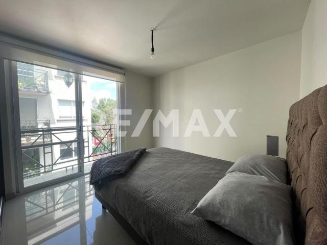 Departamento Amueblado con Balcón en Renta en Cima, Coyoacán, Barrio San Mateo