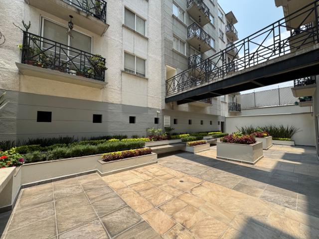 Departamento Amueblado con Balcón en Renta en Cima, Coyoacán, Barrio San Mateo