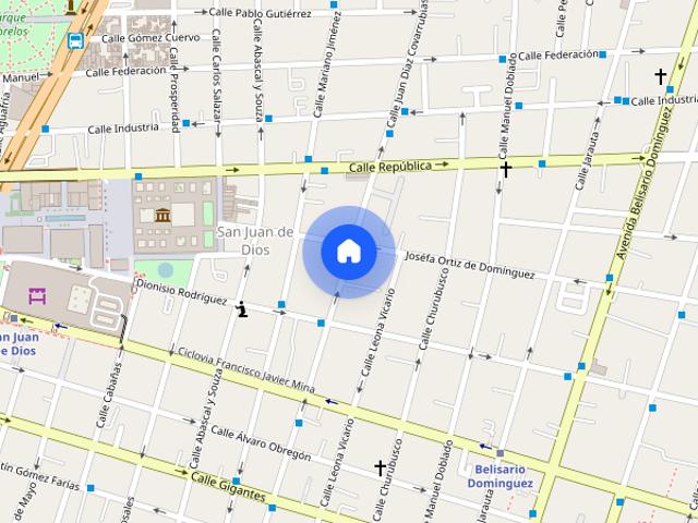 DEPARTAMENTO AMUEBLADO EN EL CENTRO HISTÓRICO DE GUADALAJARA