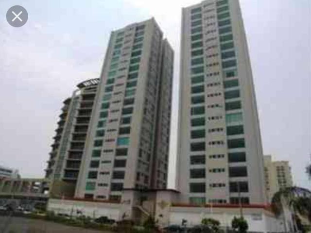 Departamento amueblado en piso 18 de Boca Towers. Incluye mantenimiento, agua e internet