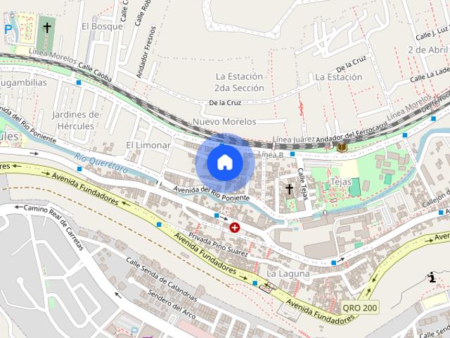 Departamento amueblado en planta alta, Viveros Residencial