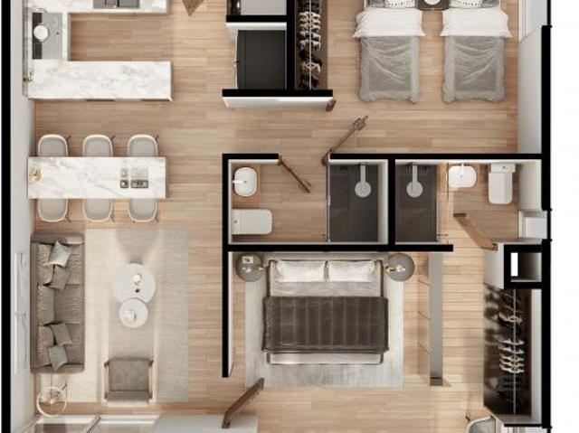Departamento Amueblado en preventa en Desarrollo Albora, Mexicali.B.C 4