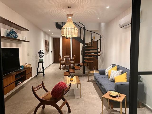 Departamento amueblado en Privada con Amenidades