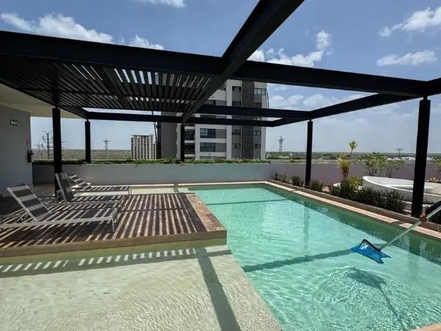 Departamento amueblado en renta al norte de Mérida