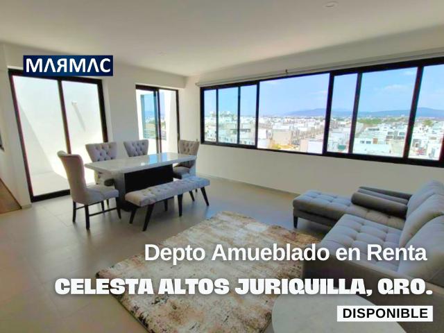 Departamento Amueblado en Renta | Celesta, Altos Juriquilla | Querétaro, Qro