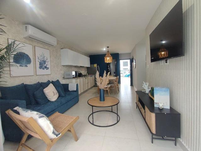⭐️ DEPARTAMENTO AMUEBLADO EN RENTA EN AZUL TURQUESA