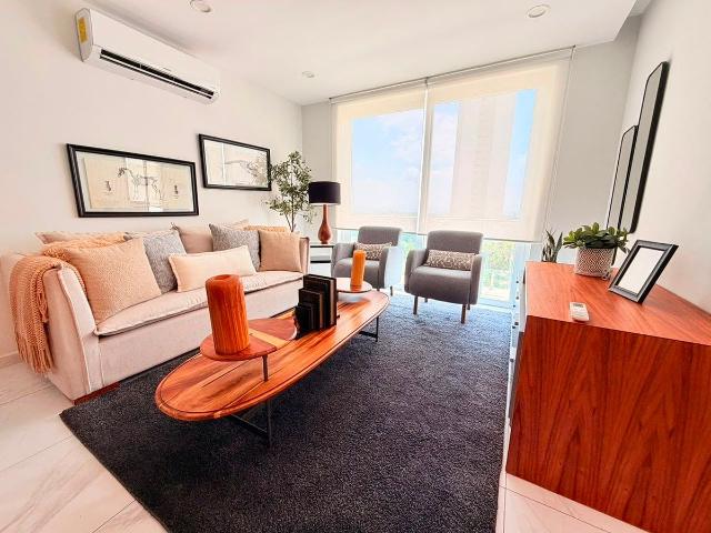 Departamento amueblado en renta en Agave residencial