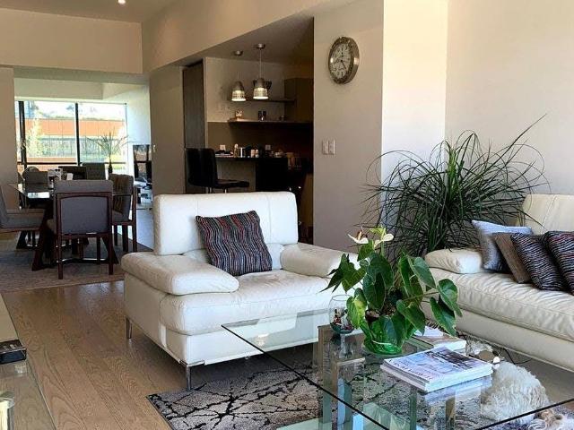 Departamento amueblado en renta en Central Park, Bosque Real